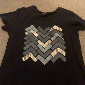 J. Crew geometric shape tee